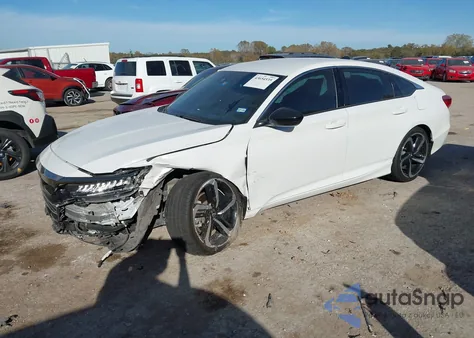 2022 Honda Accord Sport из США, поврежденный, VIN 1HGCV1F39NA109369